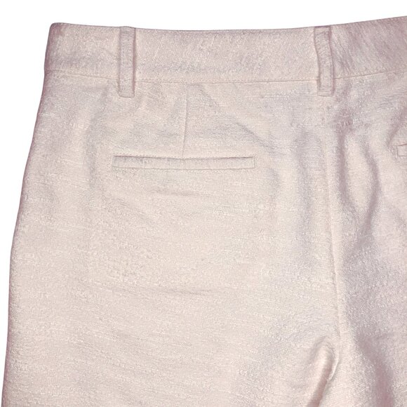 Size 12 NWT - Ann Taylor Off-White Fringed Tweed-Like Shorts - Picture 7 of 11